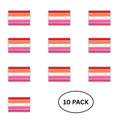10 Pack Lesbian Sunset Flag Pins