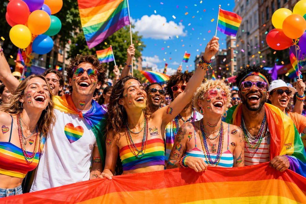 128+PCS Pride Temporary Tattoos Bulk Pack, LGBTQ Rainbow Tattoo Stickers for Pride Parade Party Favors, Waterproof Fake Tattoos for Adults Pride Decorations Supplies