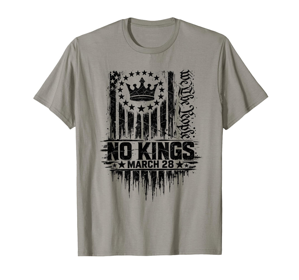 No Kings America We People Political Hoodie - Graphic Print for Adults