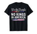 No Kings America We People Political T-Shirt - Minimalist Print Unisex