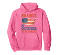 No Kings No Dictators No Oligarchs Anti Hoodie - Trendy Graphic Unisex