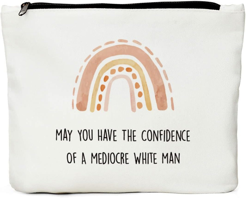 Inspirational Gifts for Women Makeup Bag, Feminist Gift Cosmetic Bag