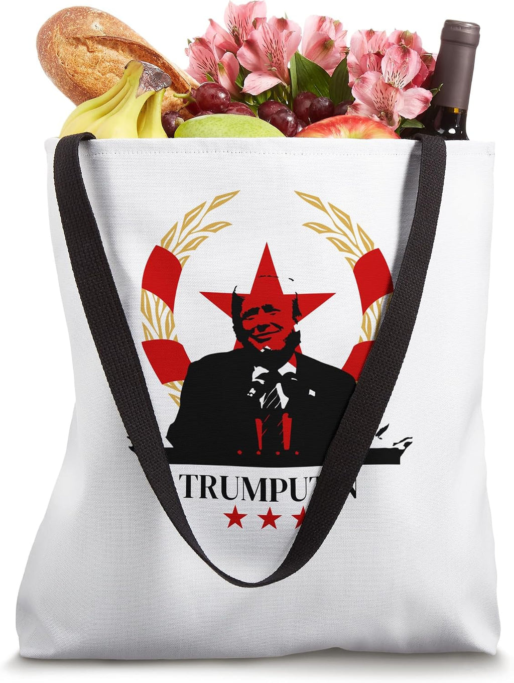 Trumputin Resist Trump Protest anti Trump Political Protest Tote Bag