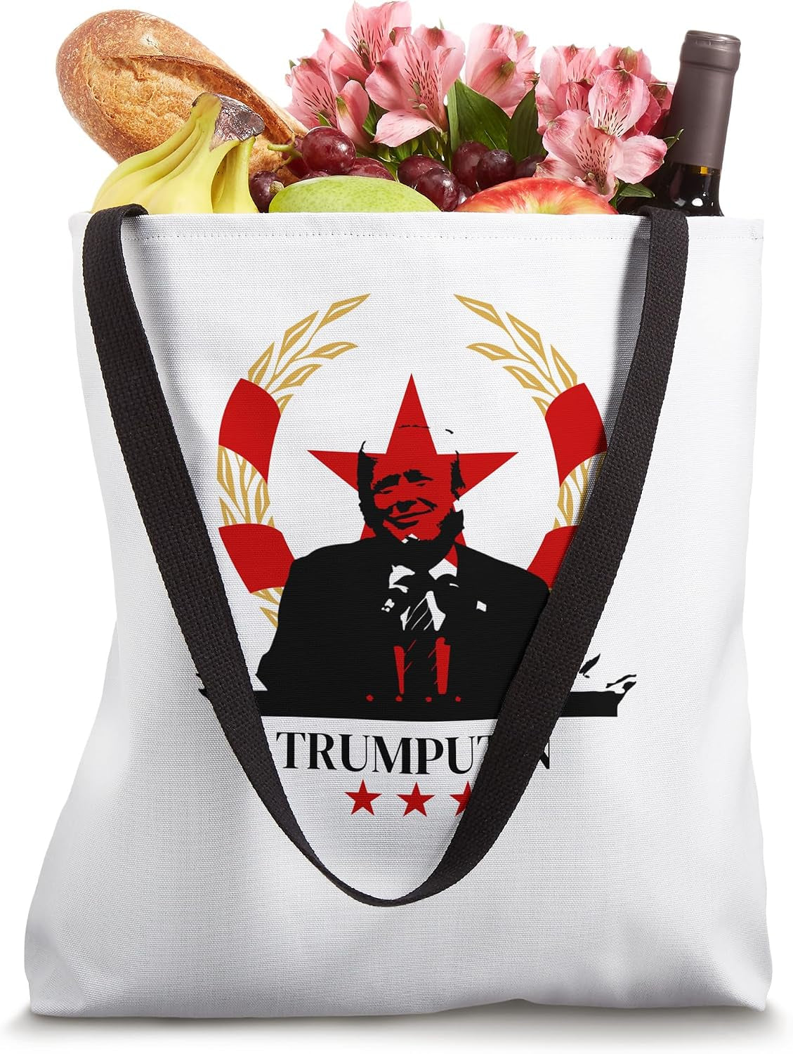 Trumputin Resist Trump Protest anti Trump Political Protest Tote Bag