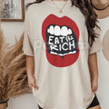 "Eat The Rich" Graphic T-Shirt - Anti-Capitalist Protest Tee, Funny Subversive Streetwear Shirt, Sarcastic Political Statement Apparel