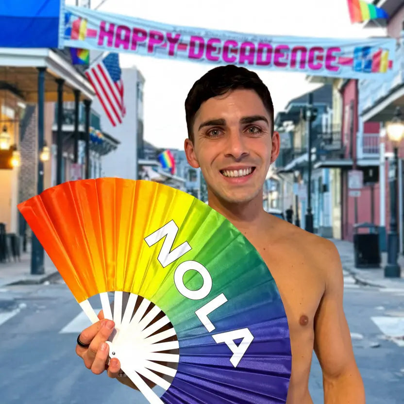 NOLA Rainbow Fan