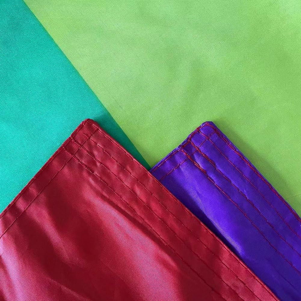 Double Sided Inclusive Progress Pride Rainbow Flag 2X3 Outdoor- Heavy Duty LGBTQ Rainbow Flags Banners with 2 Grommets