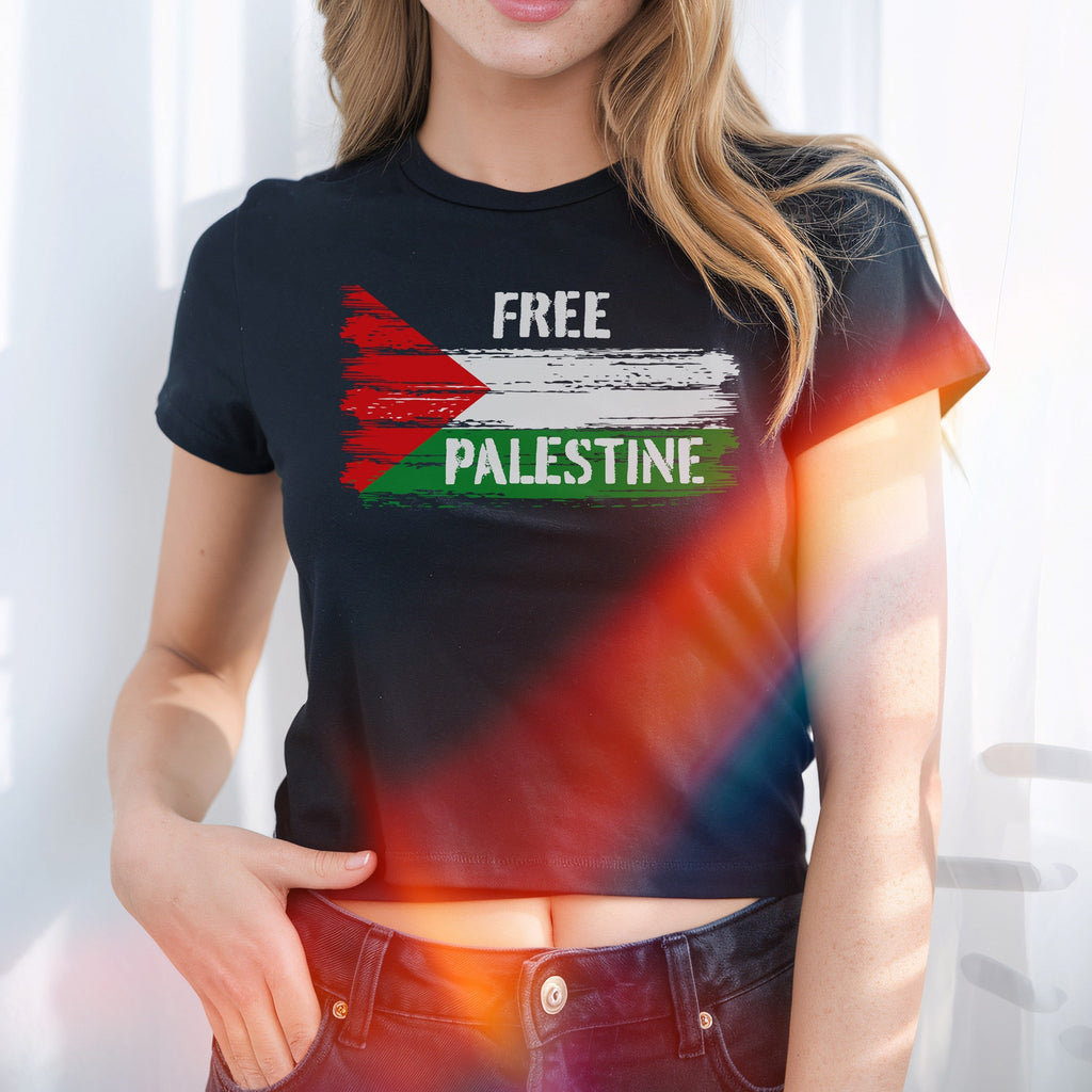 Free Palestine Women's Baby Tee