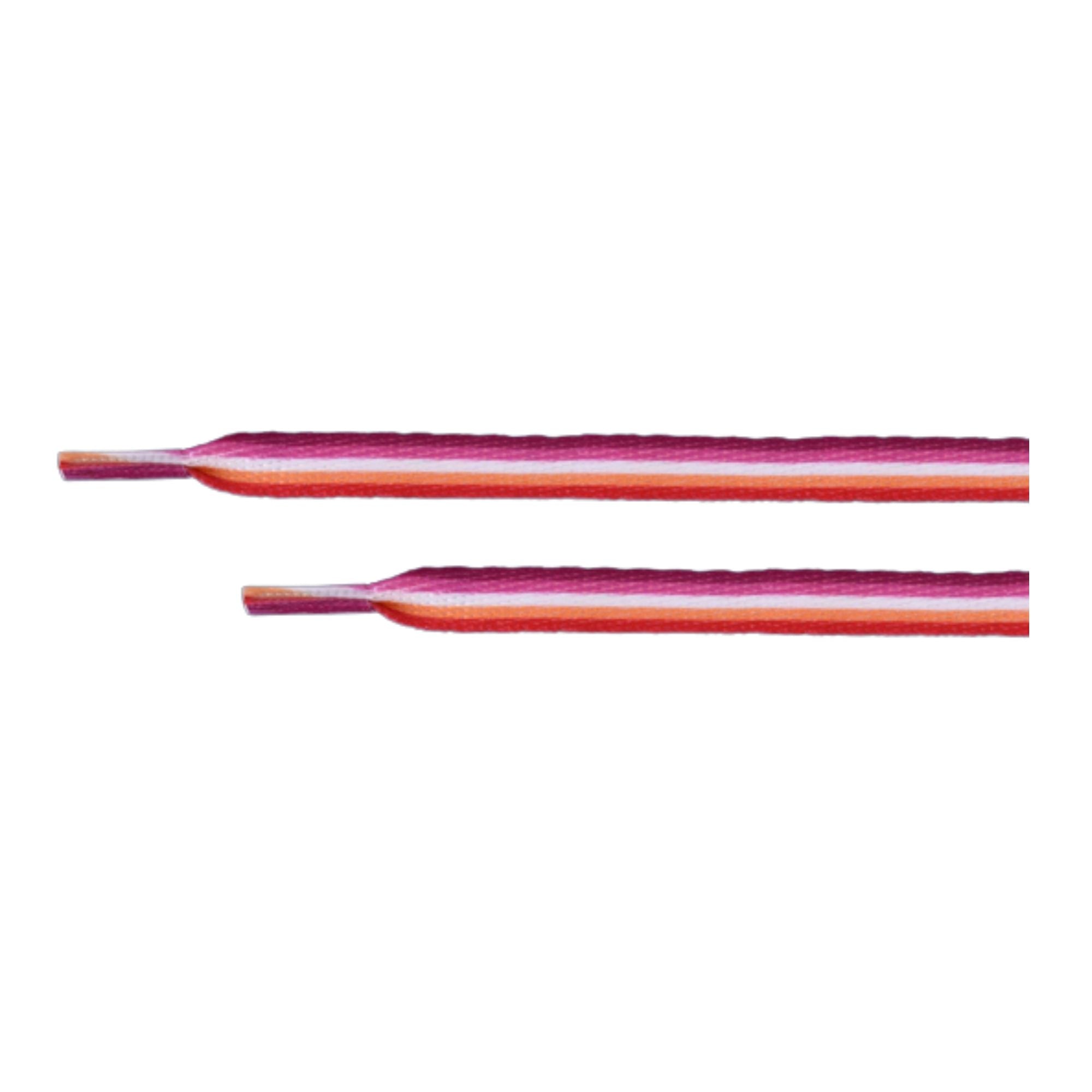 Lesbian Sunset Flag Shoe Laces (1 Pair)