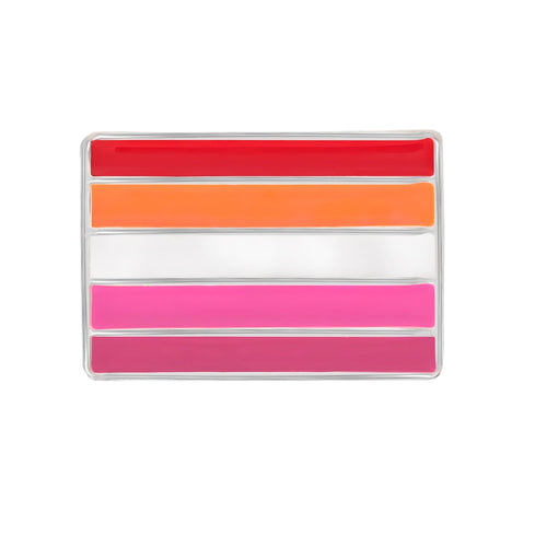 10 Pack Lesbian Sunset Flag Pins